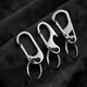 Jin Xiemeng Einfacher Edelstahl-Metall-Metallketten Kreativer Flaschenöffner Auto Schlüsselanhänger Anti-Verlust Taille Hanging Exquisite Schlüsselkette Silber Hufeisen Crack-Send-Schraube Messer