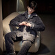 
Pameiqi Pameiqi pajamas men's winter cotton three-layer thickened flannel warm super thick cotton jacket set home clothing 9903 XL code (171-178cm 130-155Jin [Jin equals 0.5 kg])