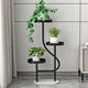 Menghui Nordic Flower Pot Ivy verde Sala de estar suculenta Balcón Interior Balcón de alta capa Rack de piso decorativo Rack Light Luxury Flower Rack [base de mármol 50 cm] Luz de tres capas de tres capas de lujo de lujo de lujo