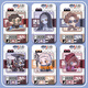 Jiayile's fifth identity twenty-four solar terms surrounding card sets little girl's prophet's heart is suffering from school card meal card bus card key s13586 embalmer card set + white leather rope