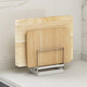 He Jiagong 304 stainless steel chopping board rack cutting board rack pot lid rack double-compartment chopping board rack kitchen storage rack storage rack water tray K-13803 three-compartment chopping board rack