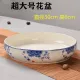 Narcissus pot extra large copper money grass ceramic flower pot tower bamboo narcissus bowl lotus one-leaf lotus water-absorbing stone hydroponic non-porous water lily porcelain pot rich peony [extra large]