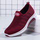 
Yushuang old Beijing cloth shoes for women soft sole non-slip single shoes for women light and comfortable versatile casual shoes for middle-aged and elderly mothers' shoes Purple 38