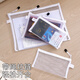 HKDA passport storage bag overseas travel document file bag transparent portable boarding pass card travel protection bag storage bag A4 large single layer [1 pack] suitable for large A4