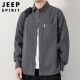 JEEP SPIRIT Jeep Shirt Men's Long Sleeve Casual Jacket Men's Spring and Autumn Shirt Men's Pure Cotton Trendy Clothes