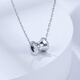 Saturday Fortune Platinum Pendant for Women PT950 Fashion Small Waist Platinum Pendant for Girlfriend 0.82g