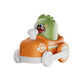 Baby Herz Kinder drücken Trägheit Cartoon Zugteam Rückkehr Toys Press Teleskope Übung zum Erfassen von Bildungsspielzeugauto -Duckling Zug