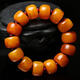 Chinese Valentine's Day gift beeswax bracelet second generation amber chicken fat yellow bracelet men's and women's rough stone men's style two (19mm*20mm)