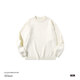 
PSO Brand Solid Color Round Neck Pullover Men's Sweater Knitted Base Shirt Top Couple Outfit Apricot L