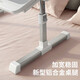 Quanpinwu lifting bed computer table desk foldable study table lazy dormitory bay window table slate gray regular style + card slot + anti-slip tray