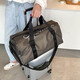 Huanxi Jiaer Reise-Fitnessbeutel Trockene Nassabteilung große Kapazität Handbereitete schlechte tragbare Aufbewahrungstasche Sporttasche Duffel Beutel Grau [48*26*20 cm]