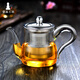 Yipin Workshop High Temperature Resistant Thickened Glass Teapot Filter Heat Resistant Teapot Flower Teapot Household Tea Set Tea Cup Set Yinquan Kettle 380ml