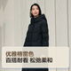 Bosideng Off-Season Winter Down Jacke Gänse Down Jacke für Frauen Langer Kapuze neuer nationaler Standard 90 Velvet Einkaufszentrum gleiche lose Jacke