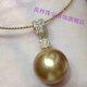 Jianzi's new white pearl, perfect round, strong light, flawless s925 silver banquet temperament, women's fashion, simple pearl pendant, gold pearl pendant