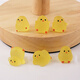 Micro-paysage dessin animé décoration lumineuse ornements dessin animé tridimensionnel poulet gras lumineux accessoires de bricolage petit bourse