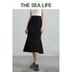 The Sea Life OU Hai Yisheng Fishtail Little Black Jirt Women's Automn Band Jirt 12350 Black Mage M