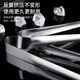 Extra long and thickened stainless steel ice cube tongs, bread tongs, food tongs, fruit tongs, lemon milk tea shop special tools, thickened large size, 20* pieces