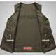 
GTYUWVG middle-aged and elderly men's thin multi-pocket vest vest in spring and autumn summer, daddy wears two sides with vests, fishing photography, khaki pocket zipper, single size, small size 90-120 Jin [Jin equals 0.5 kg]