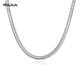 Miss JuJu pt950 platinum necklace for men, platinum domineering dragon space chain, thick and atmospheric Chopard chain plain chain long necklace, weight 30.16g, length 60cm, thickness about 3.0mm,