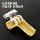 九牧加长球阀铜阀芯铜阀体全开大流量角阀燃气热水器壁挂炉用八字阀 44113-866/1C-1单热4分出水