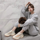 阿迪达斯 （adidas）椰子鞋三叶草男鞋女鞋Yeezy boost 380椰子380透气缓震跑步鞋 FX9764/mist 棕  39