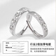 Zhongyi Pixiu 999 Pure Silver Couple Rings Pair of Men's and Women's Sterling Silver Rings 2024 Birthday Gift for Girlfriend (999 Pure Silver) Pixiu Couple Rings 3 Openings Adjustable