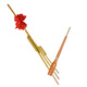 Lusheng National Musical Instrument Guizhou Yunnan Bamboo 6 Tube 6 Tone C Tune Stage Props Decoration Pure Handmade Water Bamboo Trumpett Sons 6 tons peuvent être soufflés