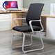 Computer chair Gaming chair Computer chair Home study comfortable sedentary chair Middle school student chair Simple and strong Writing chair Black frame blue mesh Steel Black armrests Black