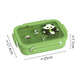 Maixuan isoliertes Lunchkinokintenarbeiter 316 Edelstahl getrennte Lunchbox Mikrowellenheizung Bento Box mit Trennungsdämmschachtel 3 Gittergrün 1050 ml [kostenloser Löffel und Stäbchen]