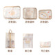Forty thousand kilometers travel storage bag set suitcase clothes storage bag organizer bag portable underwear shoe packaging bag SW8507