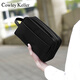 Cowley Keller Wallet Herrengeschäftskupplung Tasche große Kapazität gewebte Handtasche Casual Fashion Doppel Reißverschluss Handtasche Herren Handy -Tasche Schwarz 27*10*15 cm