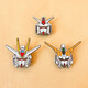 Lemiao gundam robot traje móvil broche nuevo personalidad moderna linda insignia japonesa caricatura pin pareja accesorios A2645-1 cabezal robot A24-205