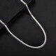 IDEAGEMER Snake Bone Chain Necklace Men's Fashion Trend Exquisite Personality Handsome and Versatile European and American Style Men's Plain Chain Clavicle Chain Fashion Snake Bone Chain-50CM