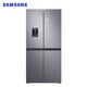 SAMSUNG offers 15% replacement subsidy for 488-liter air-cooled inverter refrigerator, cross-door household refrigerator, high moisturizing and quick freezing, automatic cold drink machine, trade-in appliances RF48A4010M9/SC