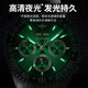 Oupinke Swiss Certified Brand Green Water Ghost Watch Mechanical Watch Vollautomatisch wasserdichte leuchtende Männer Watch Trendy Männer Uhren-Kollektion Serie-F3271-Silver Green 41mm