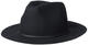 BRIXTON Men's Cotton Sun Hat Classic Federation Hat All-Season Outdoor Leisure Black Large