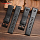 
Cartervin adapted to Diesai leather strap DZ7257 1657 4323 7314 7313 7371 series head leather black with nails silver buckle 26mm