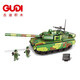 Militärserie Großer Panzerhubschrauber Panzerfahrzeug versammelte Baustein Flugzeugträger Modell Kinderspiel 6103/99A Hauptschlachttank 1283 Teile