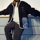 Nike (Nike) jacket men's top Spring and autumn new warm imitation lamb velvet stand collar fashion sportswear casual jacket FZ6194-010/Black/Year of Dragon Limited L (175) / Suggested 130-150Jin [Jin equals 0.5 kg]