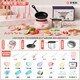Juega de comida Real Cooking Mini Kitchen REAL Cooking Set Cooking Kitchen Utensils se puede comer educativo y regalo de cumpleaños para niños y niñas