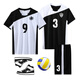 
Aiqisen volleyball uniform set for men and women custom volleyball competition team uniform quick-drying professional air volleyball sports training uniform custom A831-women-Black Blue L