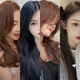 
The first hair dye cream 2024 popular colors show white, cold, black, tea bubbles without waving, dyeing hair at home C677 chocolate color set