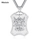 Miss JuJu pt950 platinum pendant men's platinum pendant domineering faucet large tag square dragon pendant PT950 pendant 35-37g+with lanyard