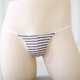
Xinhuang thin thong for men with one thread solid color sexy cotton breathable underwear low waist without marks hot tempting T-trousers striped wine red M (100-120Jin [Jin equals 0.5 kg])