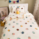 Kinzhibao 100-count pure cotton children's quilt cover single piece 1.2m 1.5m bed cotton cartoon baby kindergarten quilt cover Strawberry Komachi 100-count long-staple cotton 120x150cm cotton children's quilt cover