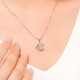 Yuan Shengfu's new PT950 high-quality fashion crown platinum pendant, shiny and versatile platinum pendant, 2.95 grams