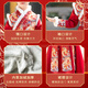 Modal children's Hanfu boys' winter plus velvet suit martial arts style New Year's greetings Chinese style red girls' Chinese school uniform 2024 Carp leaping over the dragon's door package one 120 yards recommended age 5-6 years old