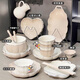 Shantoulin Village Qipai Keramikschüsselplatte Tischgeschirr High-Temperature Unterglasur Bunte Haushalt bewegende Geschenkschalenschüsselschalenkoteletts Set gebrauchte Set 8,5-Zoll-Blumenplatte ohne Gold 2 1278 2-teilige Set