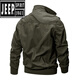 Jeep (Jeep) 2024 Herbst- und Winter-Winter-Plus-Fleece-verdickter Herren-Outdoor-Jacke von Pure Cotton Casual Working Jacket Großgröße Lose Wear-Resistant Top 9903 Khaki M 90-115jin [Jin gleich 0,5 kg] Empfohlen