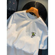 Lomon sommer dünnes t-Shirt Herren trendy locker gestickte kurzärmelige Top-High-End-High-End und schwere, vielseitige Männerkleider 1098 Black T-Shirt + 9906 Black T-Shirt L für 115-130jin geeignet [Jin gleich 0,5 kg]